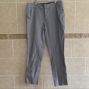 **FINAL PRICE** Banana Republic Hampton Ankle pants blue diamond